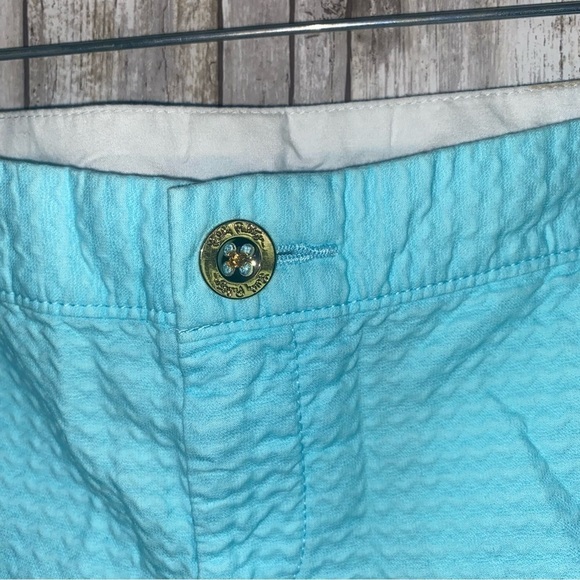 NWT Lilly Pulitzer Pool House Blue The Buttercup Scalloped Shorts - Picture 5 of 10